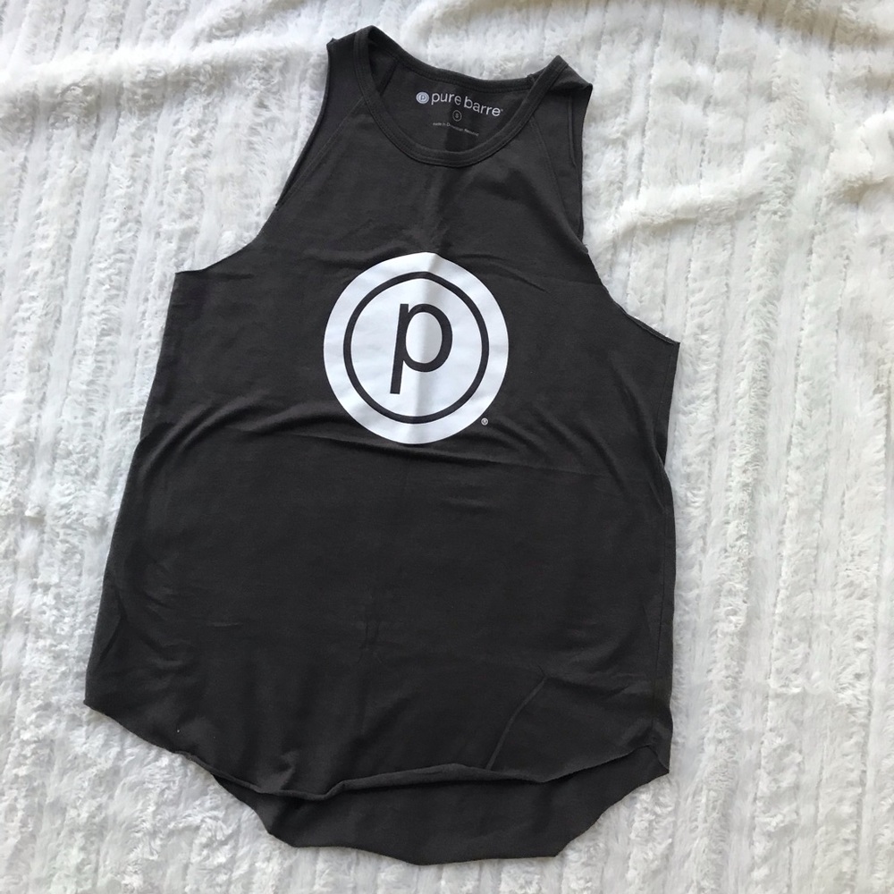 Pure Barre Grey Workout Tank Top